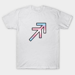 Sagittarius Trans Pride Symbol T-Shirt